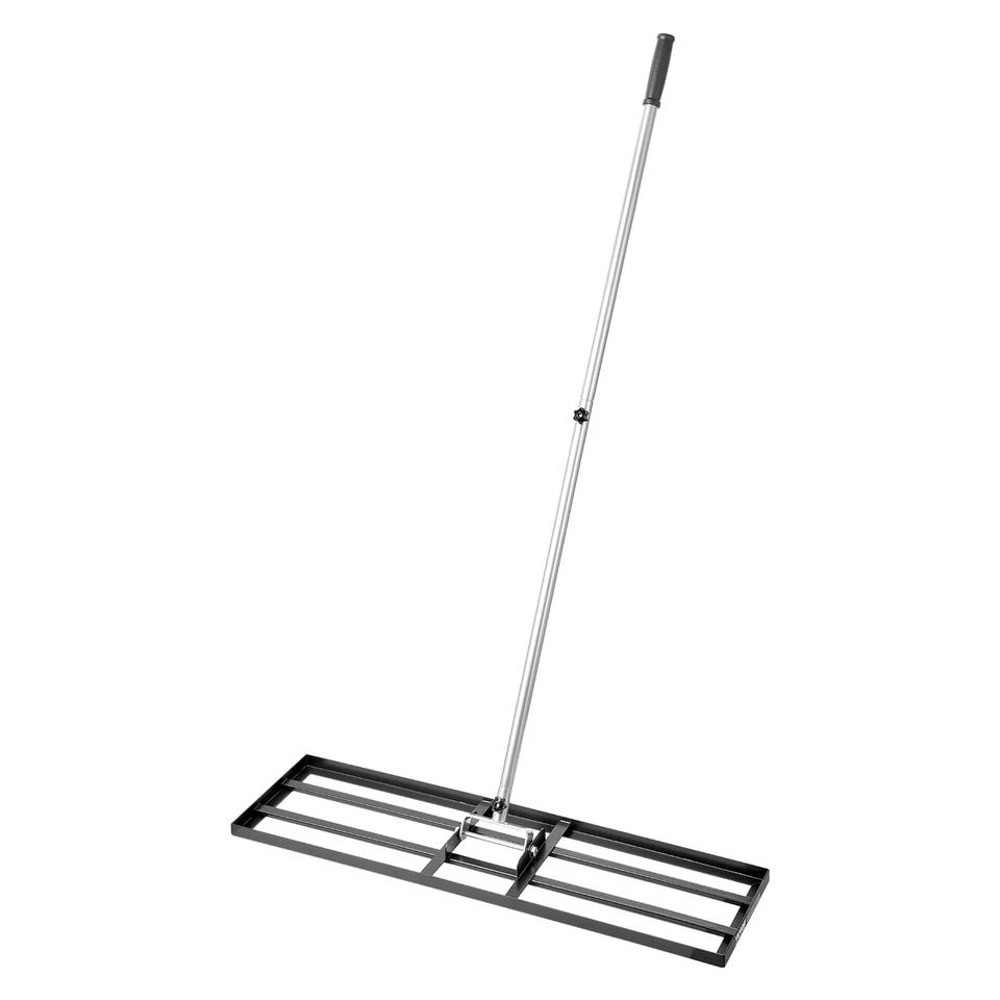 Heavy Duty Lawn Leveling Rake Adjustable Handle For Yard Garden Durable Carbon Steel Tool 5