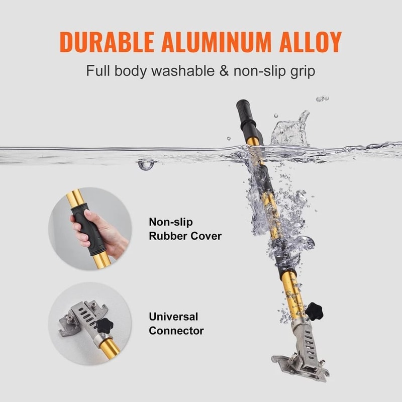 Extendable Drywall Flat Box Handle With Ergonomic Grip For Taping Finishing 4