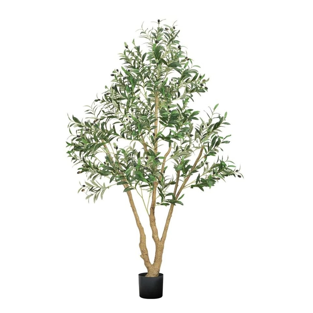 Artificial Olive Tree Faux Silk Potted Indoor Home Decor Plant 5