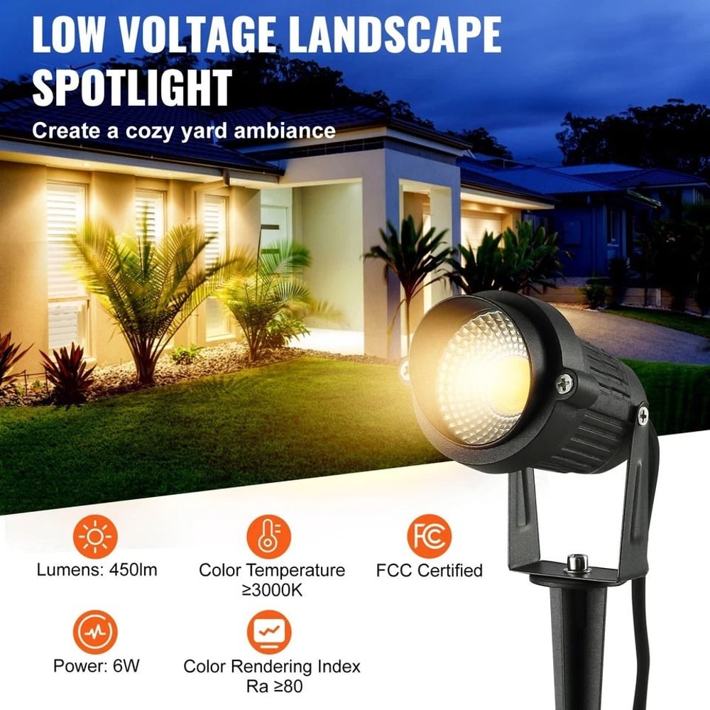 Low Voltage Outdoor LED Spotlights Waterproof For Landscape Lighting 1