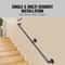WallMounted Carbon Steel Pipe Staircase Handrail IndustrialStyle Safety Support For Stairs 3