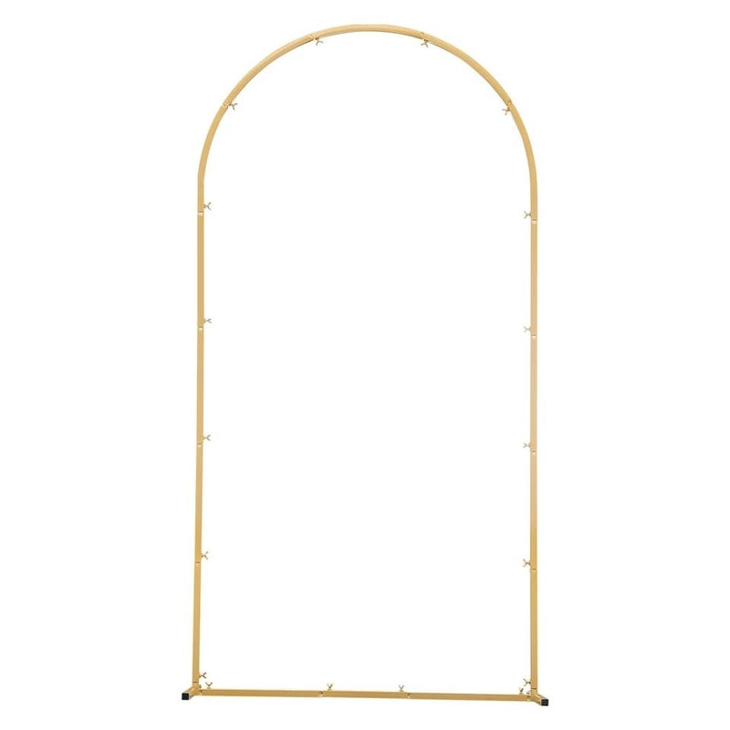 Elegant Gold Wedding Arch Backdrop Stand Metal Decor For Parties Weddings 7