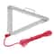 Aquatic Weed Rake With Handle Triangular Foldable Design Rope For Pond Lake Cleanup 6