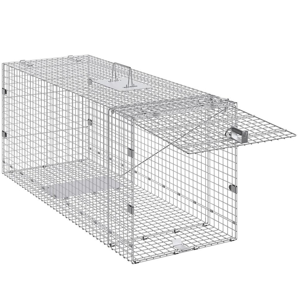 Humane Live Animal Cage Trap For Cats Squirrels And Small Rodents Safe Durable 7