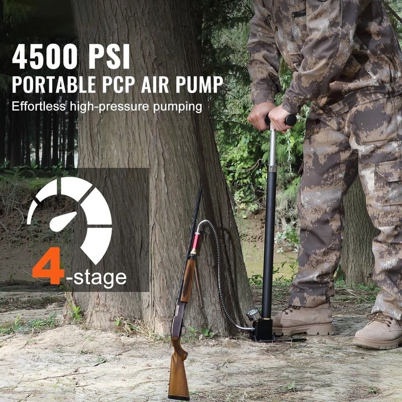 PCP Hand Pump Stage PSI HighPressure Air Rifle Pump 1
