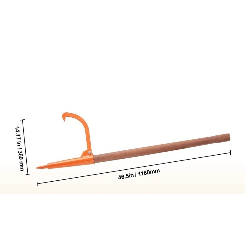 Log Peavey With Wooden Handle HeavyDuty Log Lifter Roller For Logs 6