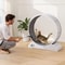 Cat Exercise Wheel Large Indoor Running Wheel Treadmill For Cats White 7