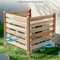 Wooden Privacy Fence For Air Conditioners Trash Bins Outdoor Equipment Panel WeatherResistant 3