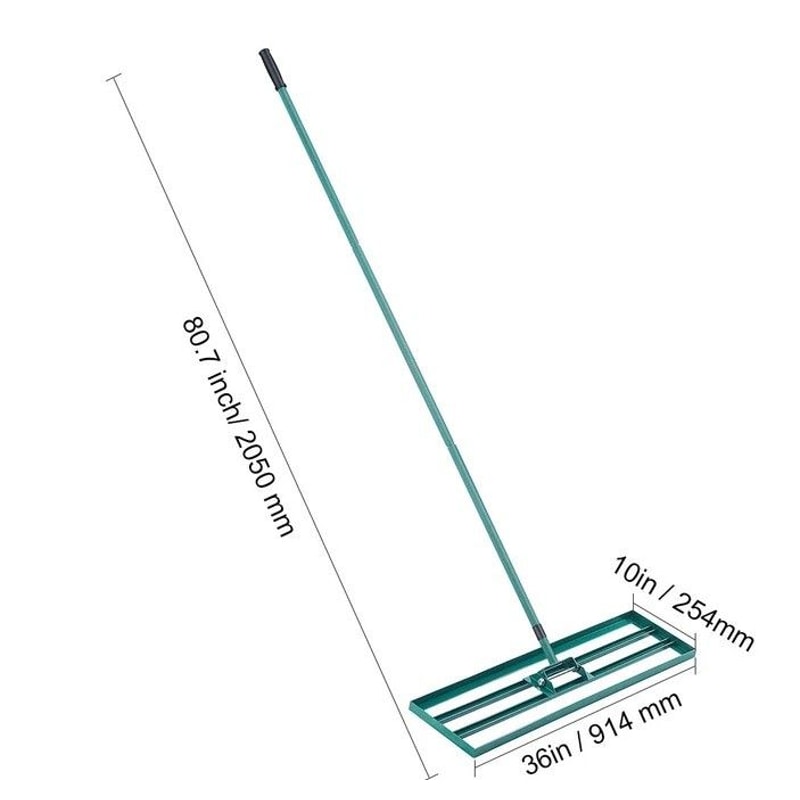 Lawn Leveling Rake With Steel Handle Lawn Tool For A Perfectly Even Yard 6