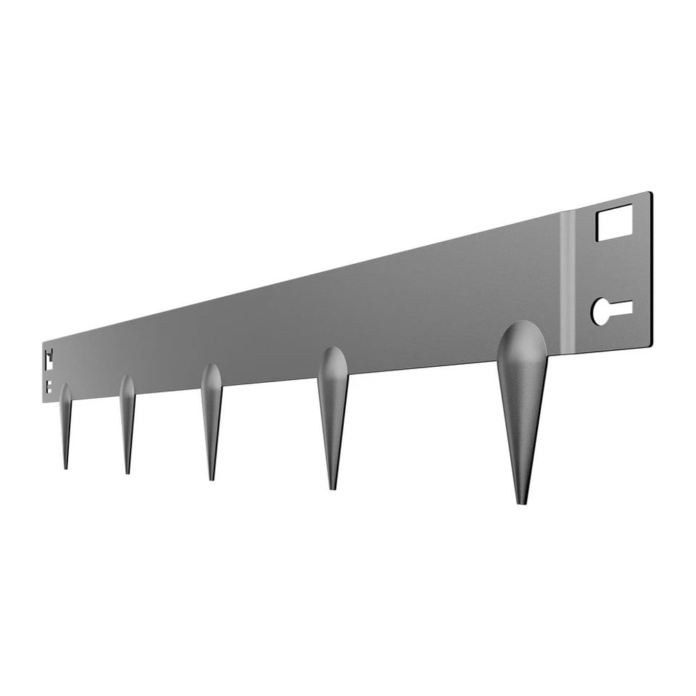 Steel Landscape Edging Border RustResistant Galvanized Steel Dark Grey 8