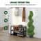 Artificial Topiary Tree With Interchangeable Leaves For Home Decoration Lifelike Customizable Green 1