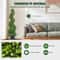 Artificial Topiary Tree With Interchangeable Leaves For Home Decoration Lifelike Customizable Green 2