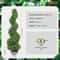 Artificial Topiary Tree With Interchangeable Leaves For Home Decoration Lifelike Customizable Green 6
