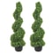 Artificial Topiary Tree With Interchangeable Leaves For Home Decoration Lifelike Customizable Green 0