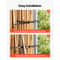 Natural Reed Fence Panel Privacy Screen Roll Outdoor Garden Fence For Privacy And Decor 4