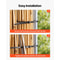 Natural Reed Fence Panel Privacy Screen Roll Outdoor Garden Fence For Privacy And Decor 4