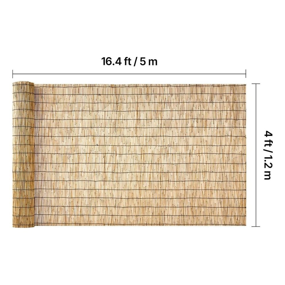 Natural Reed Fence Panel Privacy Screen Roll Outdoor Garden Fence For Privacy And Decor 6