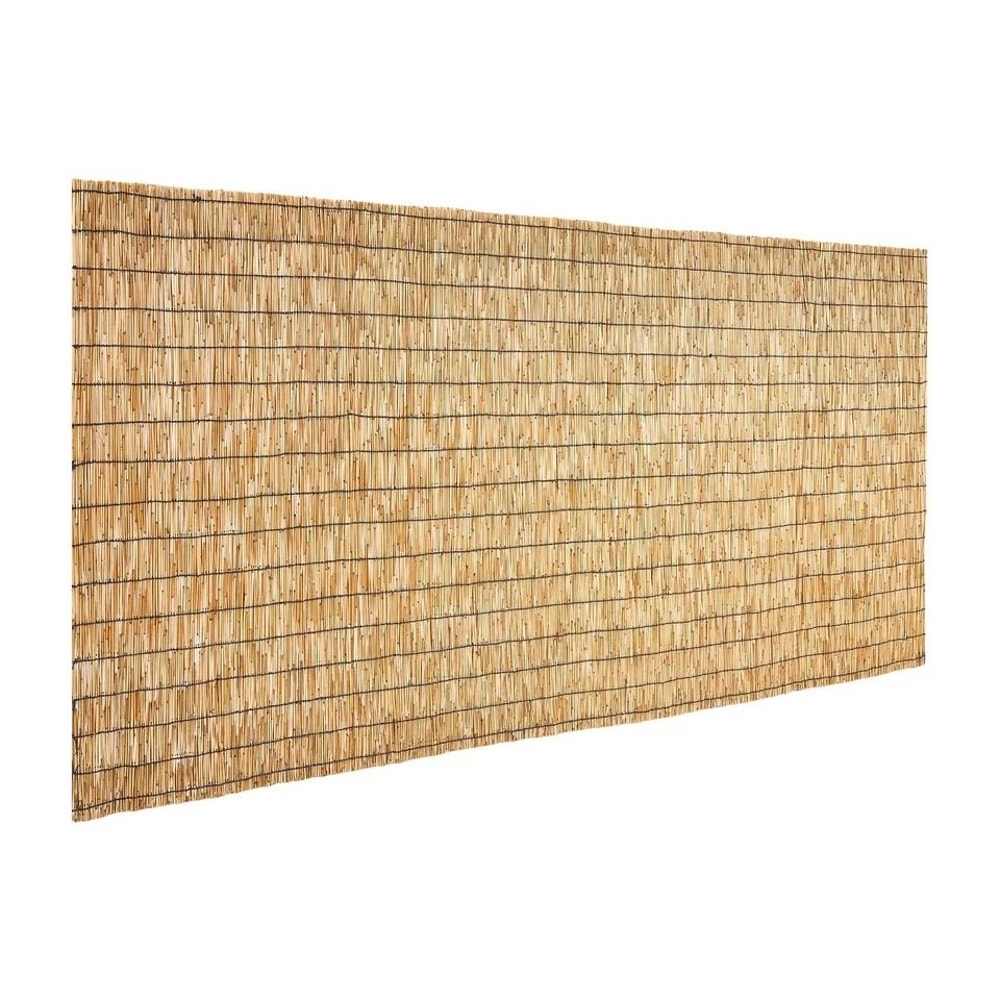 Natural Reed Fence Panel Privacy Screen Roll Outdoor Garden Fence For Privacy And Decor 0