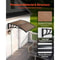 Outdoor Door Awning With Drainage Rain Snow Weather Protection 3