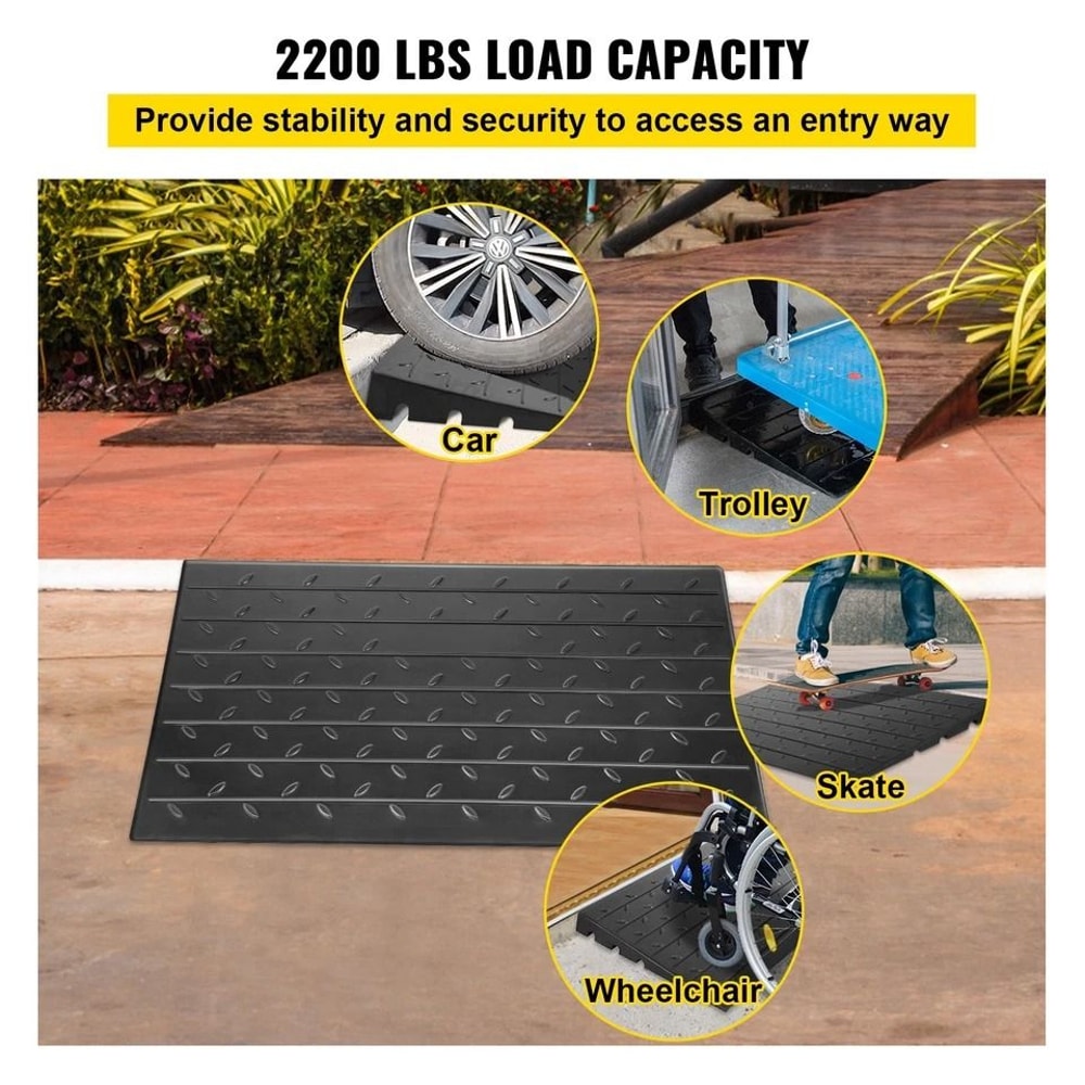 Rubber Curb Ramp For Wheelchair Access Load Capacity 4