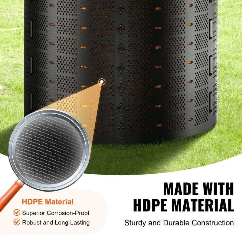 Outdoor Compost Bin Easy Setup Garden Waste Solution 3