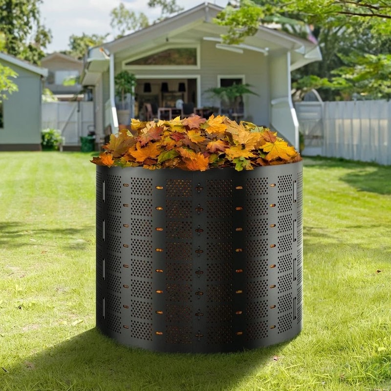 Outdoor Compost Bin Easy Setup Garden Waste Solution 0