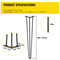 Premium Heavy Duty Hairpin Table Legs Set Of Industrial Furniture Legs 6