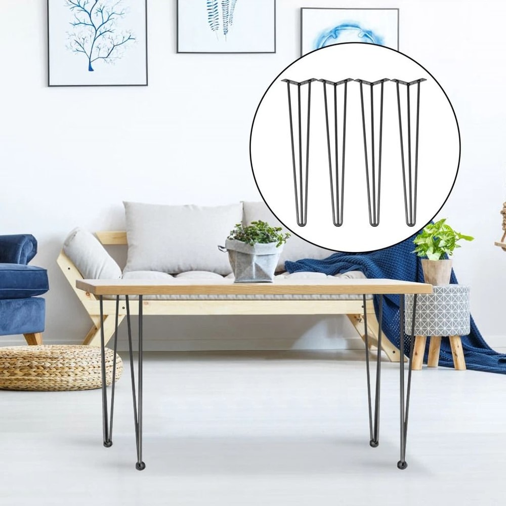 Premium Heavy Duty Hairpin Table Legs Set Of Industrial Furniture Legs 0