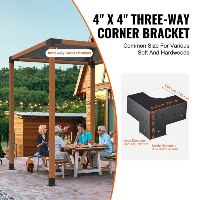 Pergola Bracket Kit For Posts DIY Woodworking Project 2