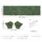 Premium Artificial Ivy Privacy Fence Screen Realistic Faux Ivy Fence Mesh Backing 6