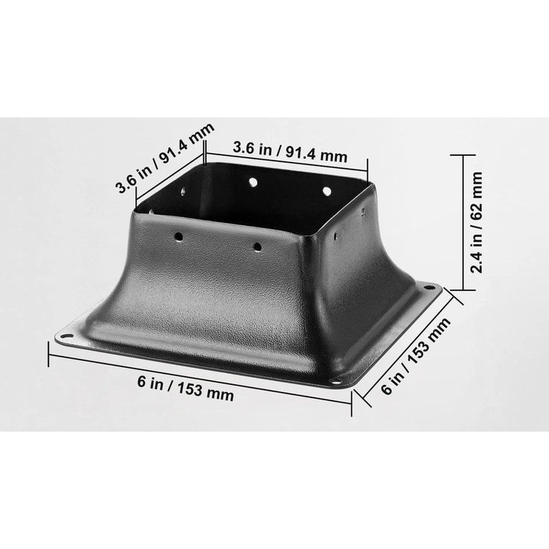Heavy Duty Post Base Brackets For Wood Post Anchor 7