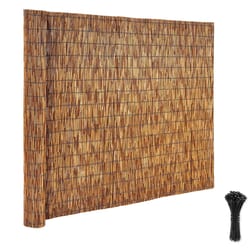 natural reed privacy fence panel eco-friendly outdoor screen roll