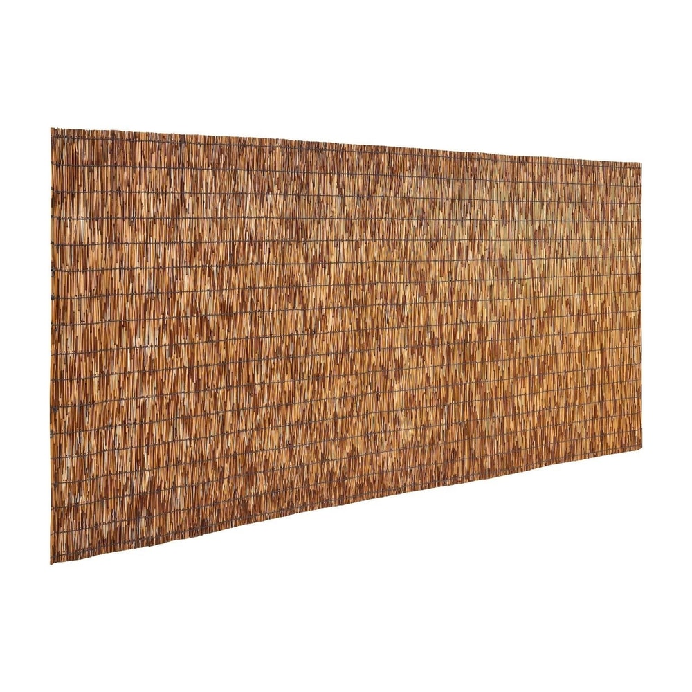 Natural Reed Privacy Fence Panel EcoFriendly Outdoor Screen Roll 8