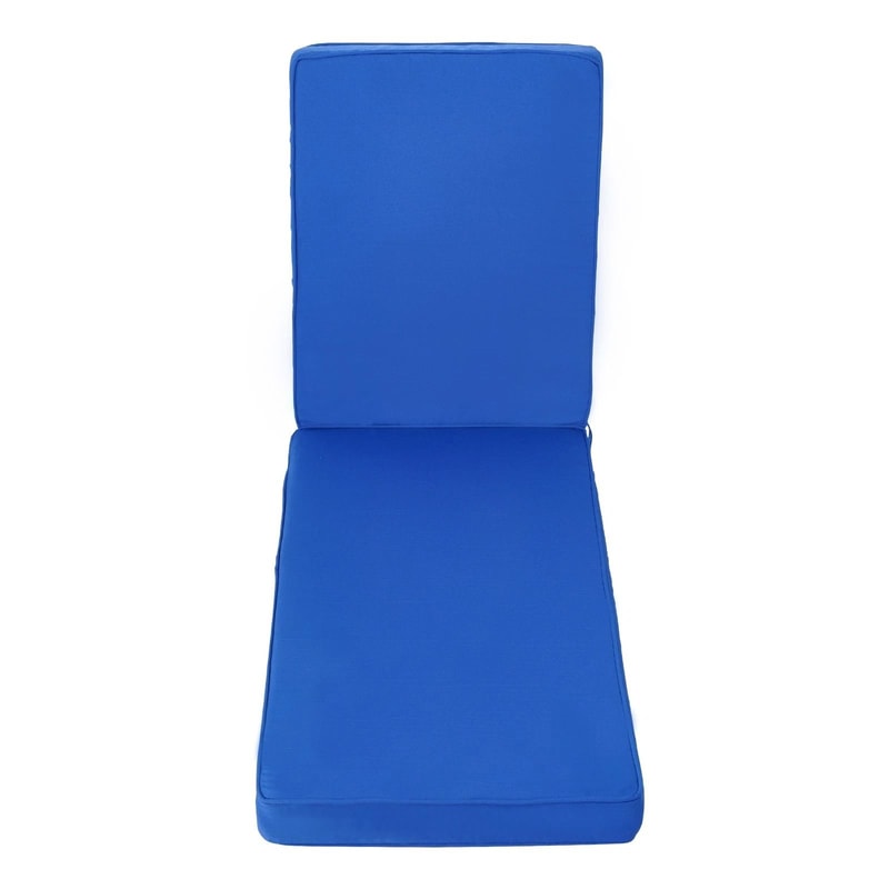 Outdoor Lounge Chair Cushion With Ties Waterproof Durable 0