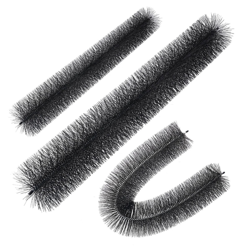 10 Pcs Gutter Guard Brush Bristle Leaf Guard For Gutters 0