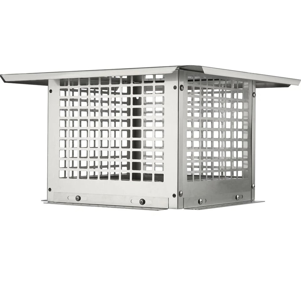 Stainless Steel Chimney Cap Flue Cover With Mesh For Fireplace Protection 5