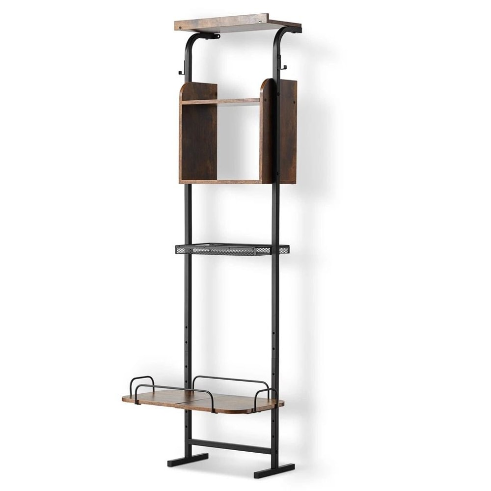 Pet Feeding Station With Storage Raised Dog Bowls Organizer For Food Toys 7