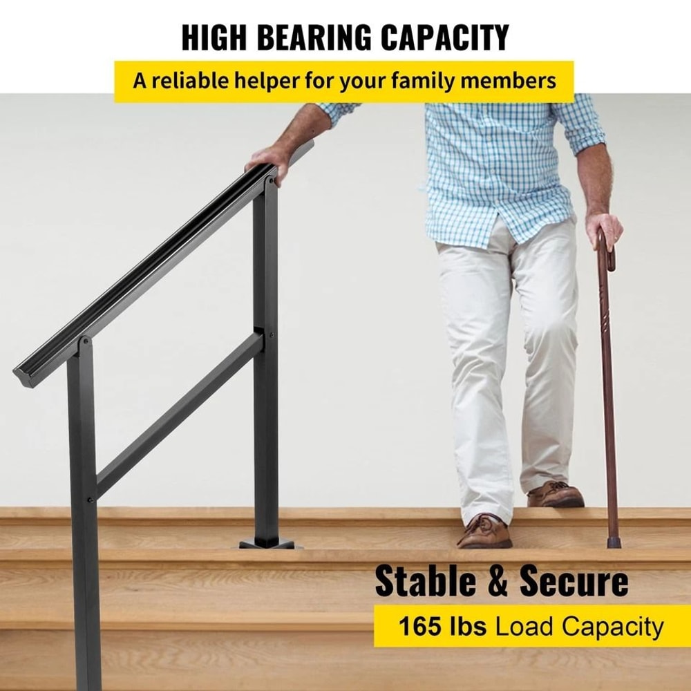 Durable Aluminum Outdoor Steps Handrail For Steps 2