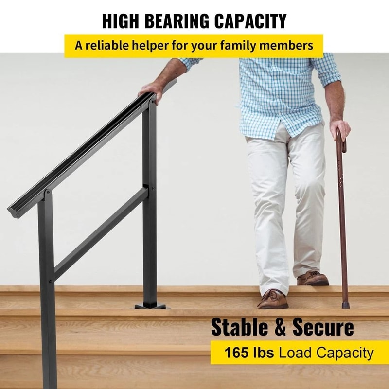 Durable Aluminum Outdoor Steps Handrail For Steps 2