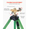 Spray Tripod Sprinkler Heavy Duty Lawn Garden Irrigation System Adjustable Height Durable 3