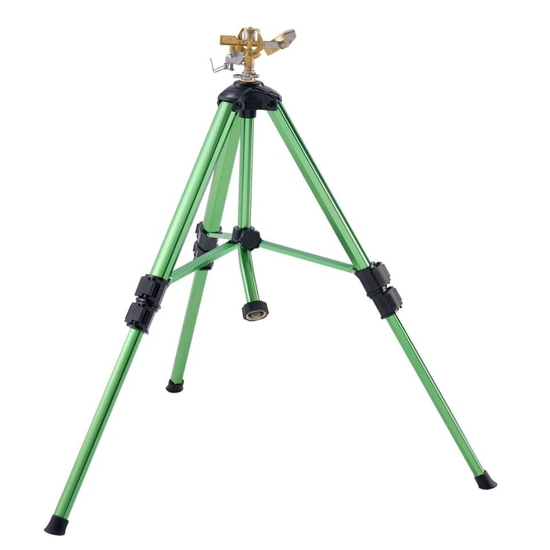 Spray Tripod Sprinkler Heavy Duty Lawn Garden Irrigation System Adjustable Height Durable 0