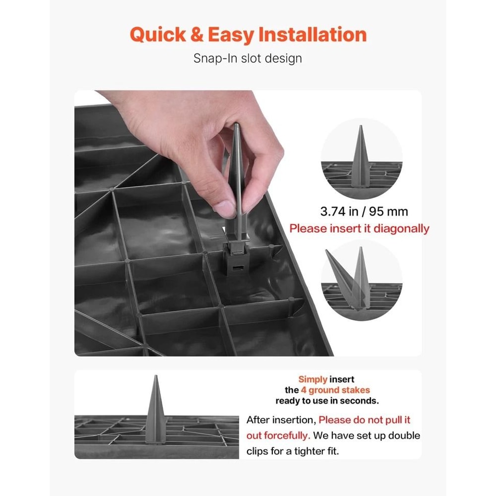 Decorative Walkway Pavers With Stakes Grey Stepping Stones For Garden Pathways 4