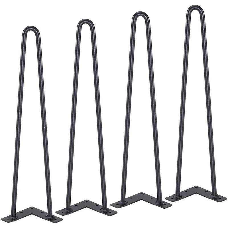 Hairpin Furniture Legs Solid Metal Modern Dining Table Legs 6