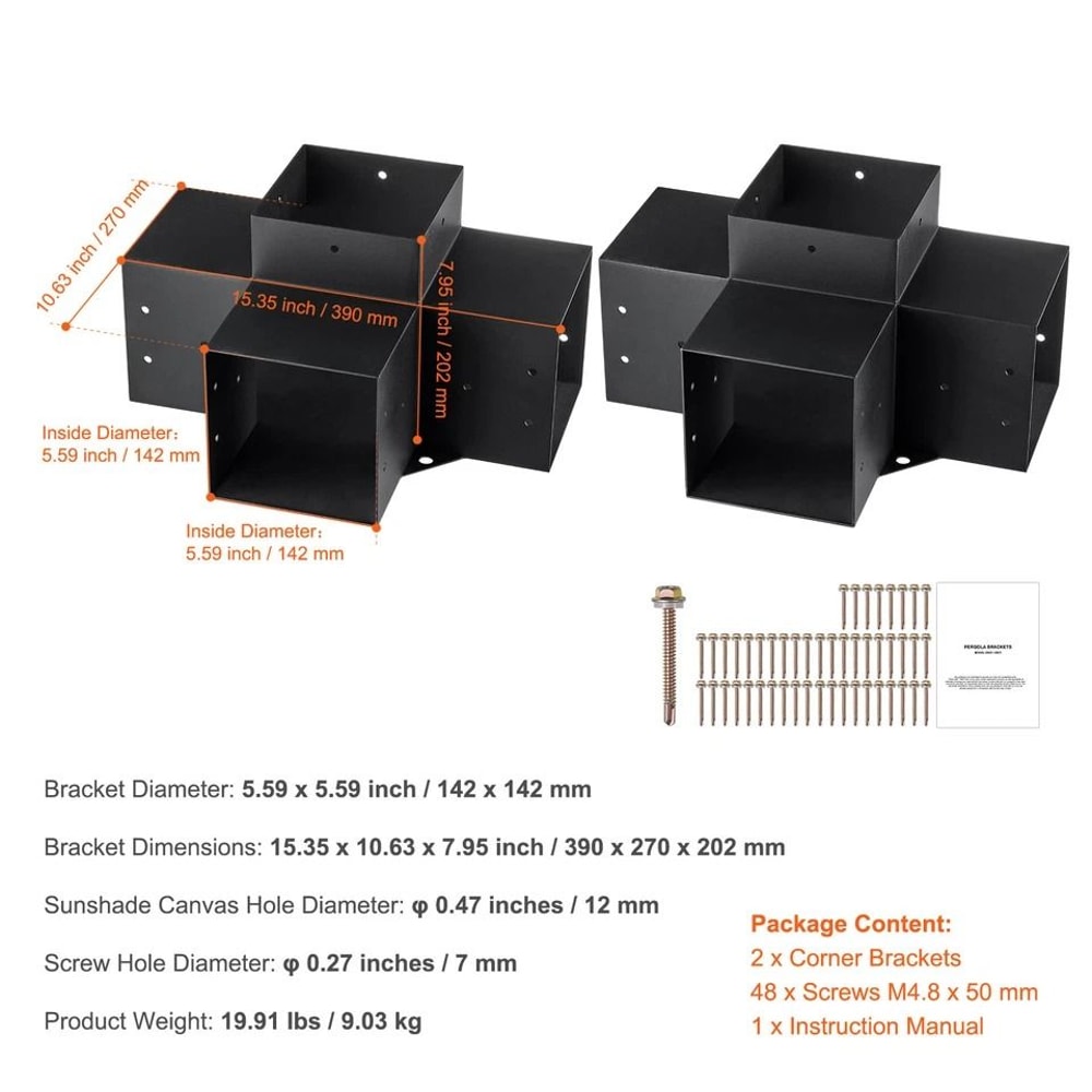 Bracket Kit Way Woodworks DIY Post 6