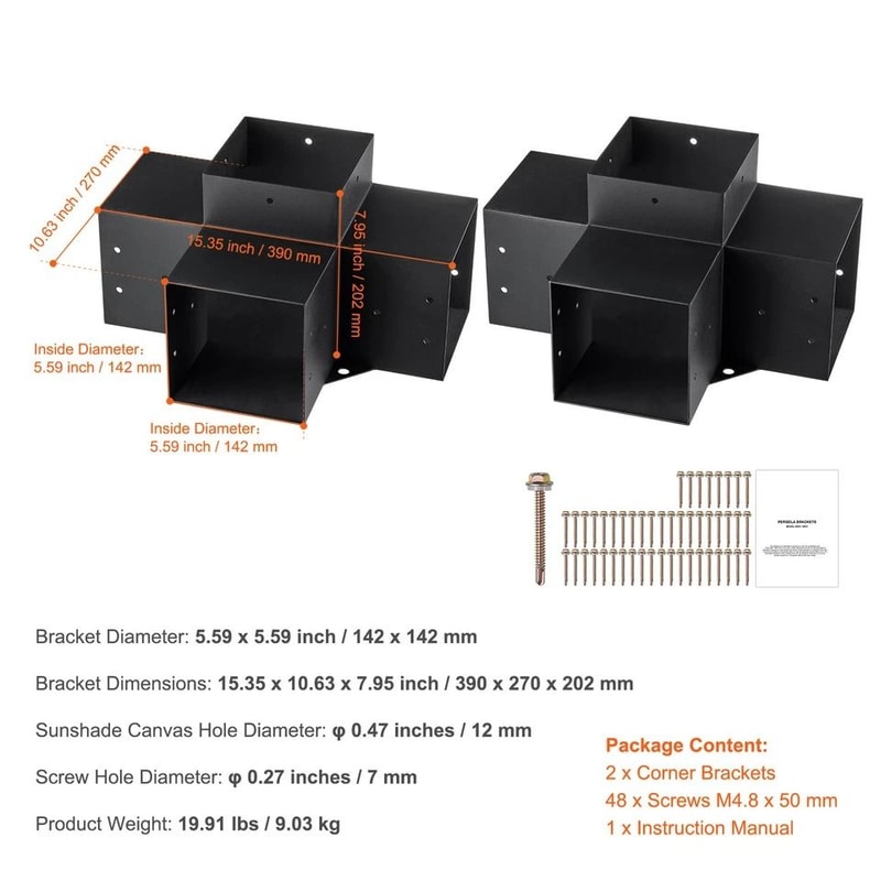 Bracket Kit Way Woodworks DIY Post 6