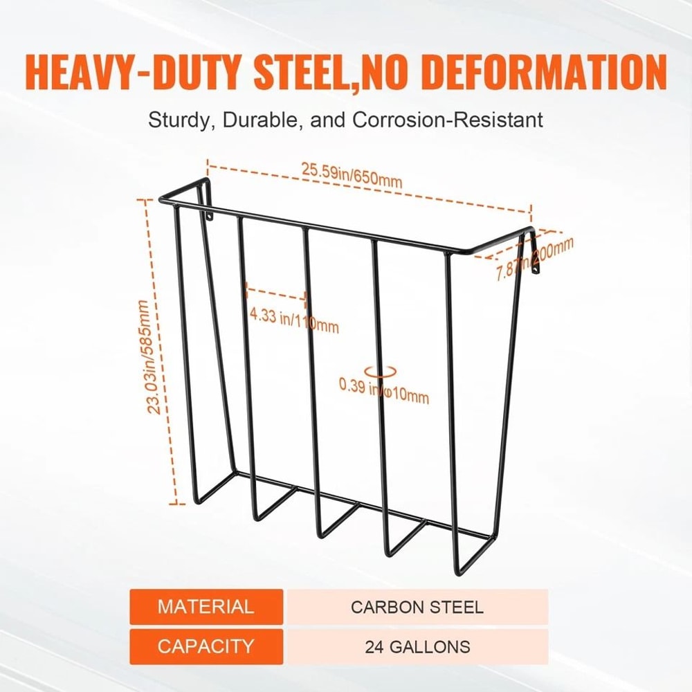 WallMounted Hay Feeder For Livestock Durable Goat Horse Hay Rack 2