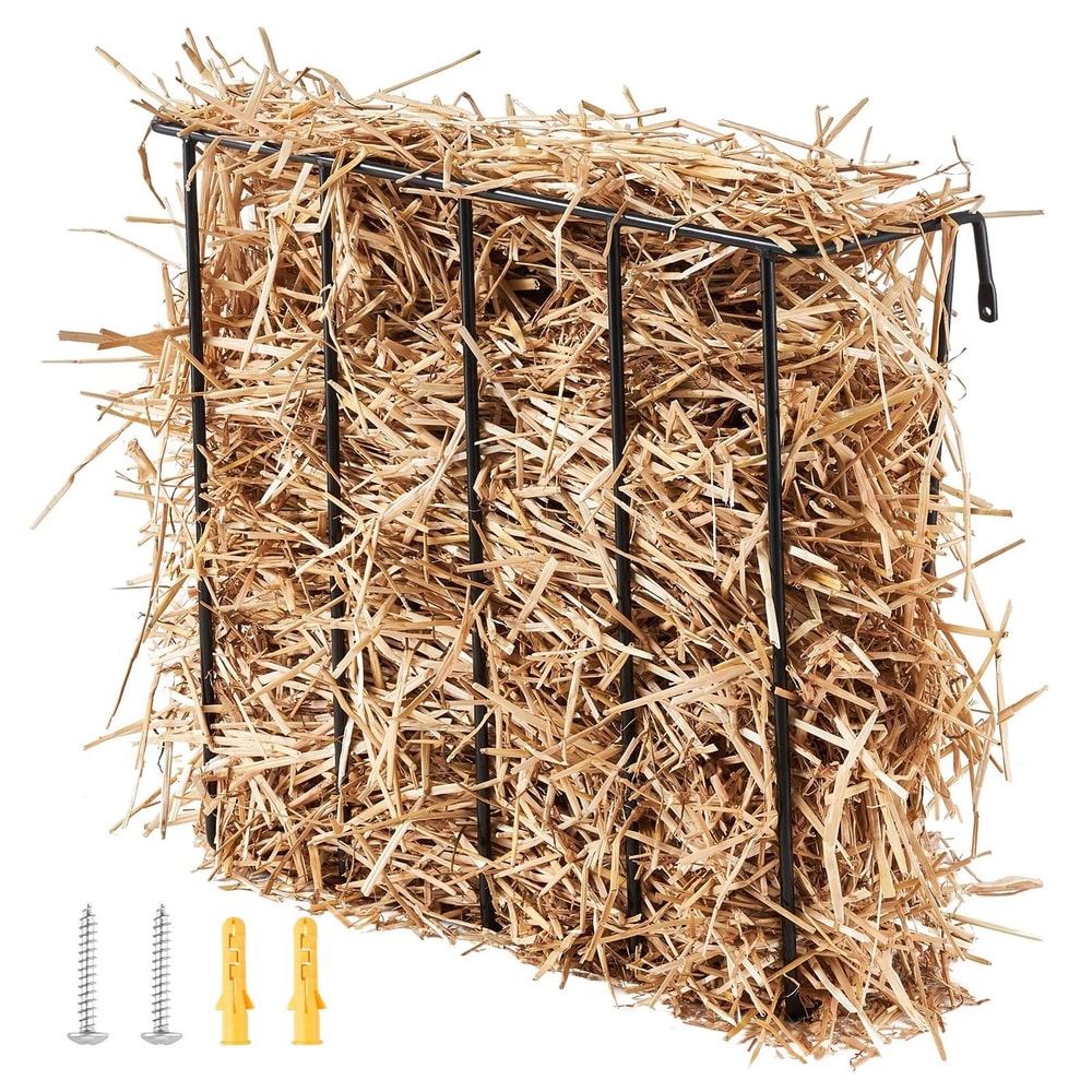 WallMounted Hay Feeder For Livestock Durable Goat Horse Hay Rack 9