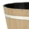 Resin Barrel Planter For Garden Flowers And Plants Large Garden Pot 7