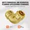 PushFit Brass Elbow Pipe Fittings For Air Systems And PEX Copper CPVC Pipes 3