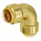 PushFit Brass Elbow Pipe Fittings For Air Systems And PEX Copper CPVC Pipes 7